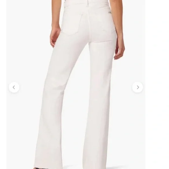 NWT $188 Joe’s Jeans WHITE The Molly high rise flare (bin 46) - Picture 2 of 10